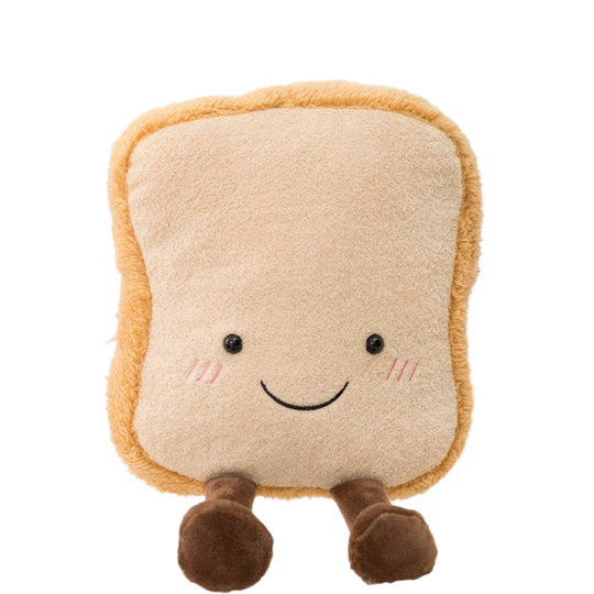 A standalone French Toast plushie that is irresistibly cute. This plushie is designed to look like a golden slice of French toast and is perfect for snuggling. French Toast, Plushie, Soft, Cuddly, Toy, Toys, Squishy, Soft Toys, Stuffed Toys, Plush Toy, Plush Toys, Premium, Quality, Adorable, Cuddly, Playful, Collectibles, Huggable, Kids Toys, Children's Gifts, Gift Ideas, Gifts, Teddy Bear.