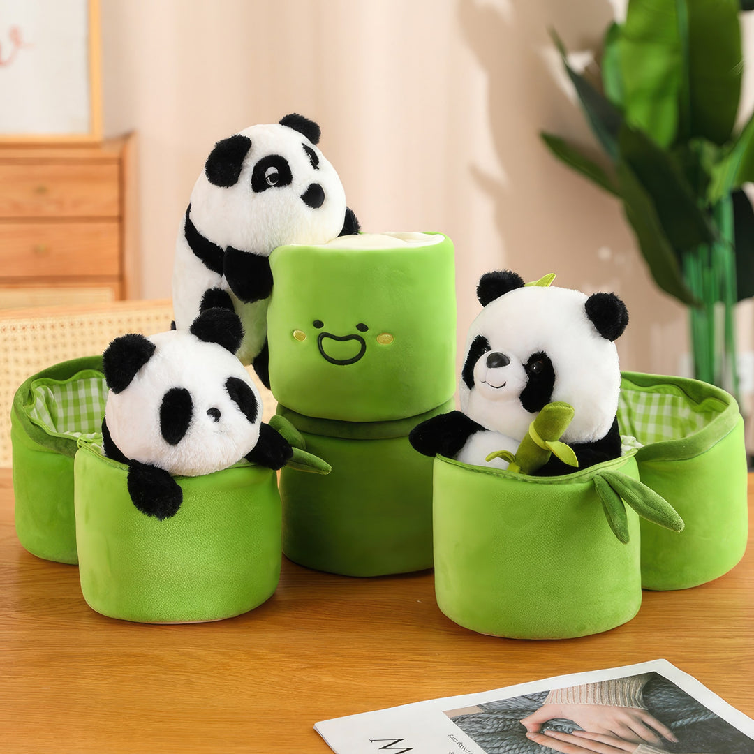 A group of adorable Panda Pals plushies sitting together with bamboo. Panda Pals, Pandas, Bamboo, Plushies, Plush Dolls, Cute Plush, Plush, Soft Dolls, Toy Dolls, Toy, Toys, Squishy, Soft, Soft Toys, Stuffed Toys, Plush Toy, Plush Toys, Premium, Quality, Adorable, Cuddly, Playful, Collectibles, Huggable, Kids Toys, Children's Gifts, Gift Ideas, Gift, Gifts, Plush, Teddy Bear