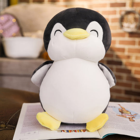 A standalone black penguin plushie that is incredibly soft and huggable. This plushie resembles an adorable black penguin. Penguin Pals, Black Variant, Plushie, Penguin, Soft, Cuddly, Toy, Toys, Squishy, Soft Toys, Stuffed Toys, Plush Toy, Plush Toys, Premium, Quality, Adorable, Cuddly, Playful, Collectibles, Huggable, Kids Toys, Children's Gifts, Gift Ideas, Gifts, Teddy Bear