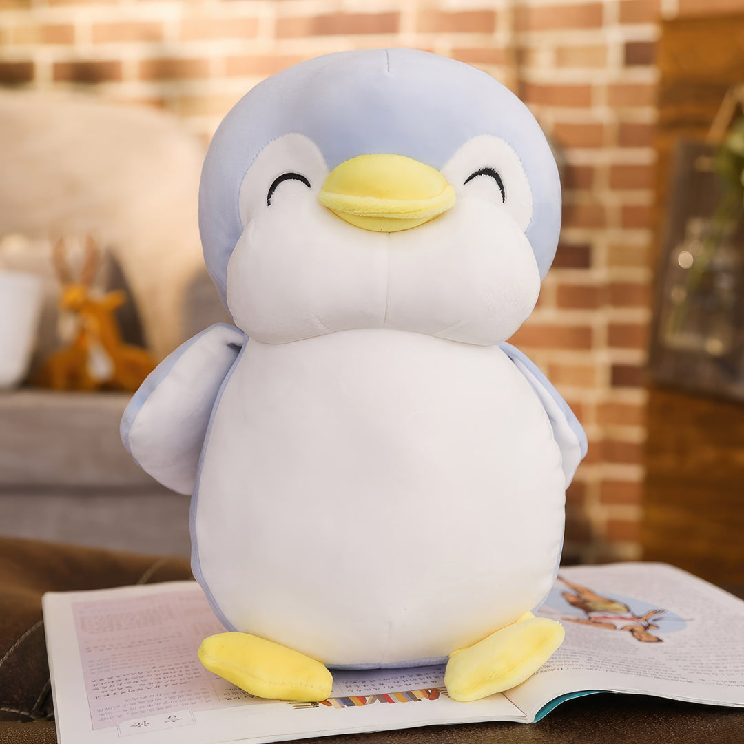 A standalone blue penguin plushie that is irresistibly cute. This plushie resembles an adorable blue penguin and is perfect for snuggling. Penguin Pals, Blue Variant, Plushie, Penguin, Soft, Cuddly, Toy, Toys, Squishy, Soft Toys, Stuffed Toys, Plush Toy, Plush Toys, Premium, Quality, Adorable, Cuddly, Playful, Collectibles, Huggable, Kids Toys, Children's Gifts, Gift Ideas, Gifts, Teddy Bear