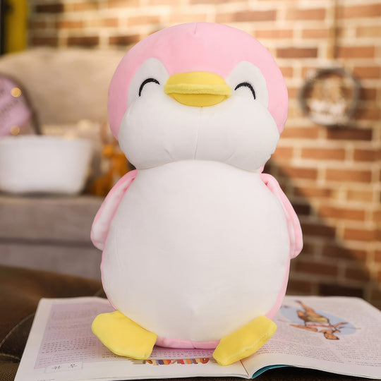 A standalone pink penguin plushie that is both soft and huggable. This plushie resembles a charming pink penguin and is perfect for playtime and cuddles. Penguin Pals, Pink Variant, Plushie, Penguin, Soft, Cuddly, Toy, Toys, Squishy, Soft Toys, Stuffed Toys, Plush Toy, Plush Toys, Premium, Quality, Adorable, Cuddly, Playful, Collectibles, Huggable, Kids Toys, Children's Gifts, Gift Ideas, Gifts, Teddy Bear