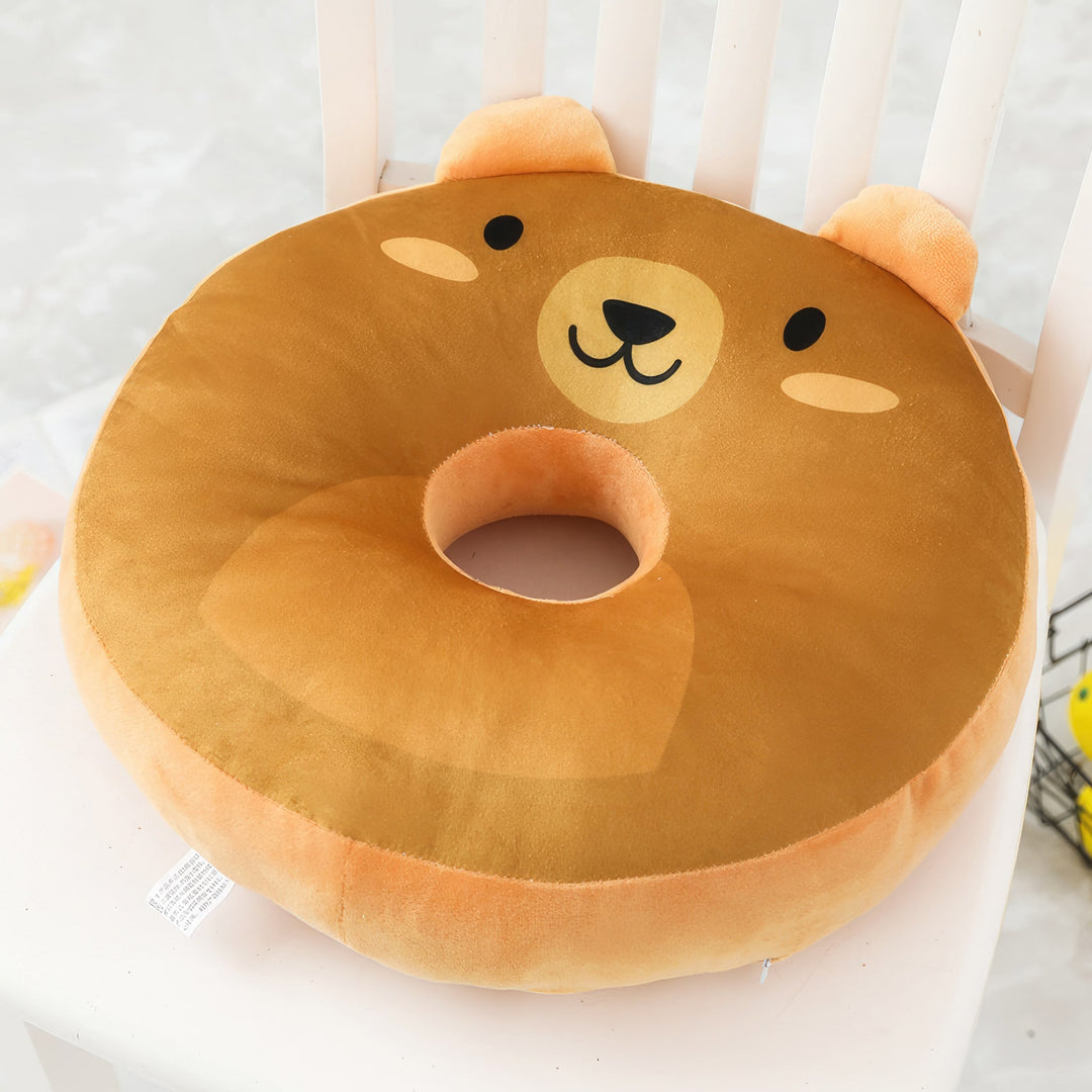 A standalone Snuggle Donut plushie featuring a lovable bear design. This plushie is shaped like a donut and is perfect for snuggling. Snuggle Donuts, Plushie, Bear, Donut, Soft, Cuddly, Toy, Toys, Squishy, Soft Toys, Stuffed Toys, Plush Toy, Plush Toys, Premium, Quality, Adorable, Cuddly, Playful, Collectibles, Huggable, Kids Toys, Children's Gifts, Gift Ideas, Gifts, Teddy Bear