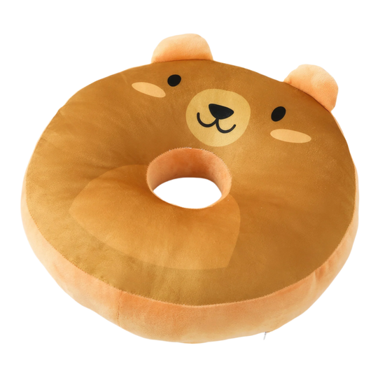 A standalone Snuggle Donut plushie featuring a lovable bear design. This plushie is shaped like a donut and is perfect for snuggling. Snuggle Donuts, Plushie, Bear, Donut, Soft, Cuddly, Toy, Toys, Squishy, Soft Toys, Stuffed Toys, Plush Toy, Plush Toys, Premium, Quality, Adorable, Cuddly, Playful, Collectibles, Huggable, Kids Toys, Children's Gifts, Gift Ideas, Gifts, Teddy Bear.