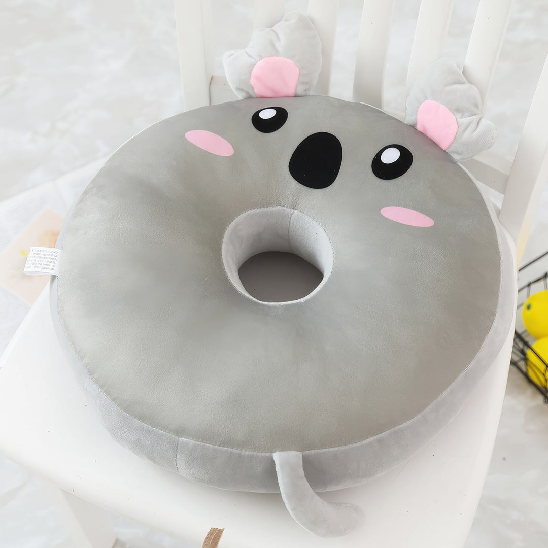 A standalone Snuggle Donut plushie featuring an adorable koala design. This plushie is shaped like a donut and is cuddly and squishy. Snuggle Donuts, Plushie, Koala, Donut, Soft, Cuddly, Toy, Toys, Squishy, Soft Toys, Stuffed Toys, Plush Toy, Plush Toys, Premium, Quality, Adorable, Cuddly, Playful, Collectibles, Huggable, Kids Toys, Children's Gifts, Gift Ideas, Gifts, Teddy Bear