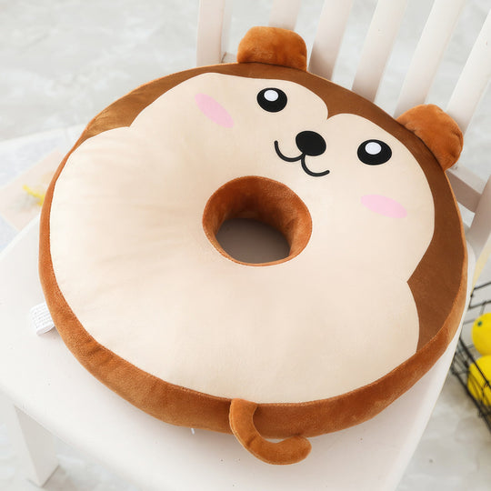 A standalone Snuggle Donut plushie featuring a playful monkey design. This plushie is shaped like a donut and is incredibly soft to the touch. Snuggle Donuts, Plushie, Monkey, Donut, Soft, Cuddly, Toy, Toys, Squishy, Soft Toys, Stuffed Toys, Plush Toy, Plush Toys, Premium, Quality, Adorable, Cuddly, Playful, Collectibles, Huggable, Kids Toys, Children's Gifts, Gift Ideas, Gifts, Teddy Bear