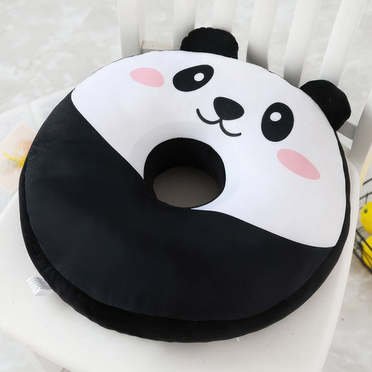 A standalone Snuggle Donut plushie featuring an adorable panda design. This plushie is shaped like a donut and is irresistibly cute. Snuggle Donuts, Plushie, Panda, Donut, Soft, Cuddly, Toy, Toys, Squishy, Soft Toys, Stuffed Toys, Plush Toy, Plush Toys, Premium, Quality, Adorable, Cuddly, Playful, Collectibles, Huggable, Kids Toys, Children's Gifts, Gift Ideas, Gifts, Teddy Bear