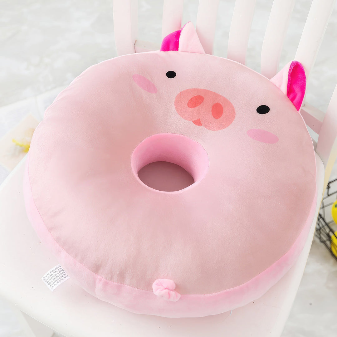 A standalone Snuggle Donut plushie featuring an adorable piggy design. This plushie is shaped like a donut and is super soft and huggable. Snuggle Donuts, Plushie, Piggy, Donut, Soft, Cuddly, Toy, Toys, Squishy, Soft Toys, Stuffed Toys, Plush Toy, Plush Toys, Premium, Quality, Adorable, Cuddly, Playful, Collectibles, Huggable, Kids Toys, Children's Gifts, Gift Ideas, Gifts, Teddy Bear