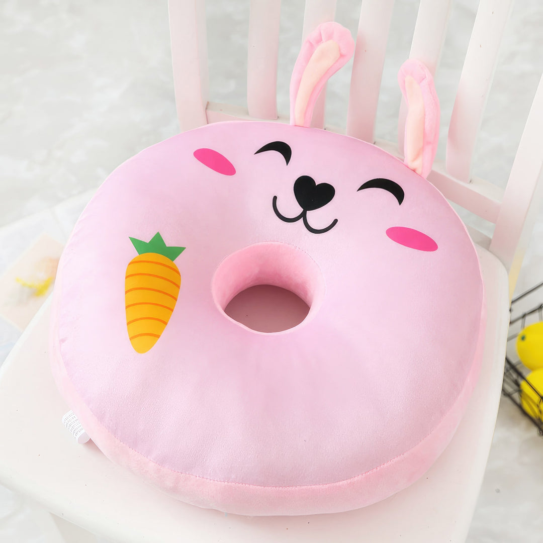 A standalone Snuggle Donut plushie featuring a cute rabbit design. This plushie is shaped like a donut and is perfect for snuggling and playing. Snuggle Donuts, Plushie, Rabbit, Donut, Soft, Cuddly, Toy, Toys, Squishy, Soft Toys, Stuffed Toys, Plush Toy, Plush Toys, Premium, Quality, Adorable, Cuddly, Playful, Collectibles, Huggable, Kids Toys, Children's Gifts, Gift Ideas, Gifts, Teddy Bear