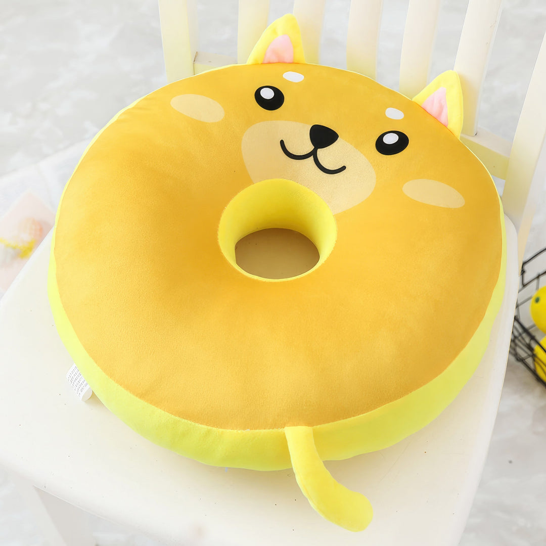 A standalone Snuggle Donut plushie featuring a charming shiba inu design. This plushie is shaped like a donut and is both soft and huggable. Snuggle Donuts, Plushie, Shiba Inu, Donut, Soft, Cuddly, Toy, Toys, Squishy, Soft Toys, Stuffed Toys, Plush Toy, Plush Toys, Premium, Quality, Adorable, Cuddly, Playful, Collectibles, Huggable, Kids Toys, Children's Gifts, Gift Ideas, Gifts, Teddy Bear