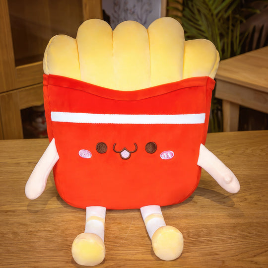 A charming plushie of Yummy Bites fries, perfect for snuggling and playtime. Plushies, Plush Dolls, Cute Plush, Plush, Soft Dolls, Toy Dolls, Toy, Squishy, Soft, Stuffed Toys, Food Plush, Foodie Plush, Fries, French Fries, Adorable, Cuddly, Soft Toys, Playful, Collectibles, Animal Plush, Huggable, Kids Toys, Children's Gifts, Gift Ideas