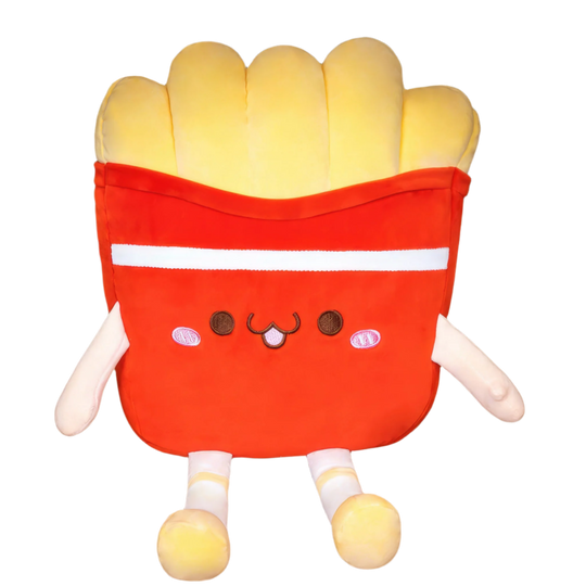 A charming plushie of Yummy Bites fries, perfect for snuggling and playtime. Plushies, Plush Dolls, Cute Plush, Plush, Soft Dolls, Toy Dolls, Toy, Squishy, Soft, Stuffed Toys, Food Plush, Foodie Plush, Fries, French Fries, Adorable, Cuddly, Soft Toys, Playful, Collectibles, Animal Plush, Huggable, Kids Toys, Children's Gifts, Gift Ideas, Teddy Bear.